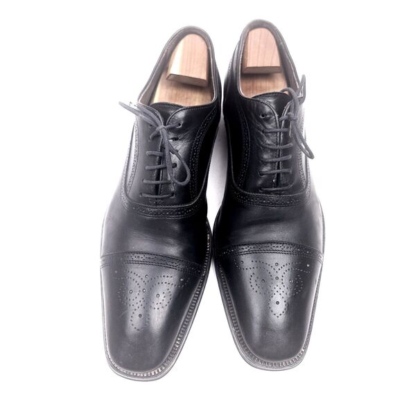 To Boot New York Adam Derrick Mens Shoes Brogue Cap Toe Black 11.5 - Picture 5 of 12